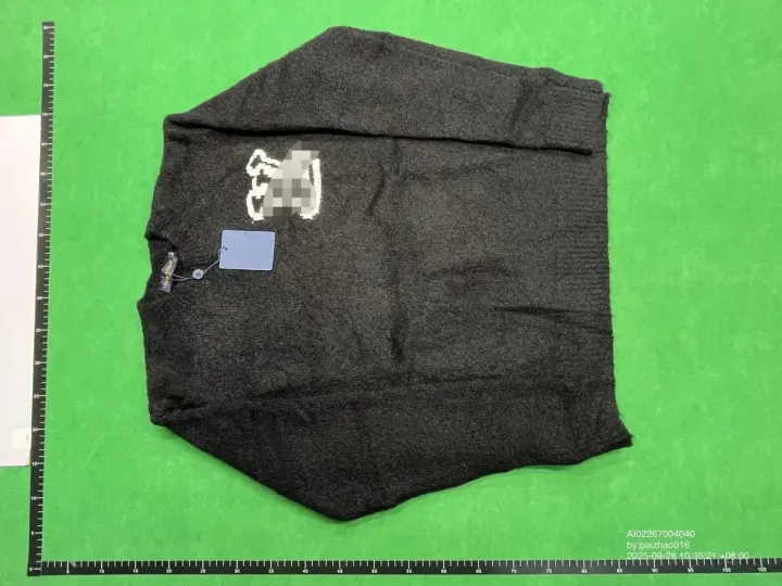 Louis Vuitton Black Loose Knit Sweater