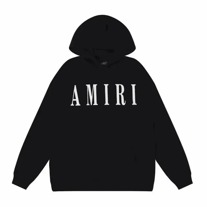 AMIRI Black Logo Crewneck Sweatshirt