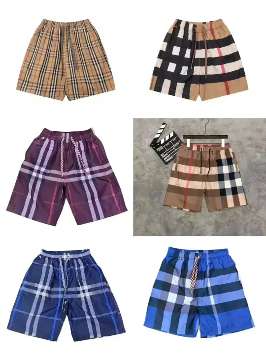 Burberry Shorts mit Karomuster und Kordelzug in Mehrfarbig