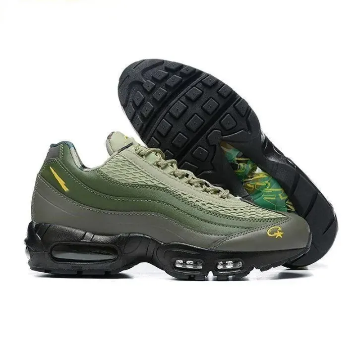 Nike Air Max Plus Sneakers in Olive Green and Grey