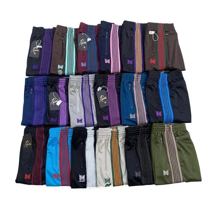 Needles Track Pants with Side Stripes in Assorted Colors