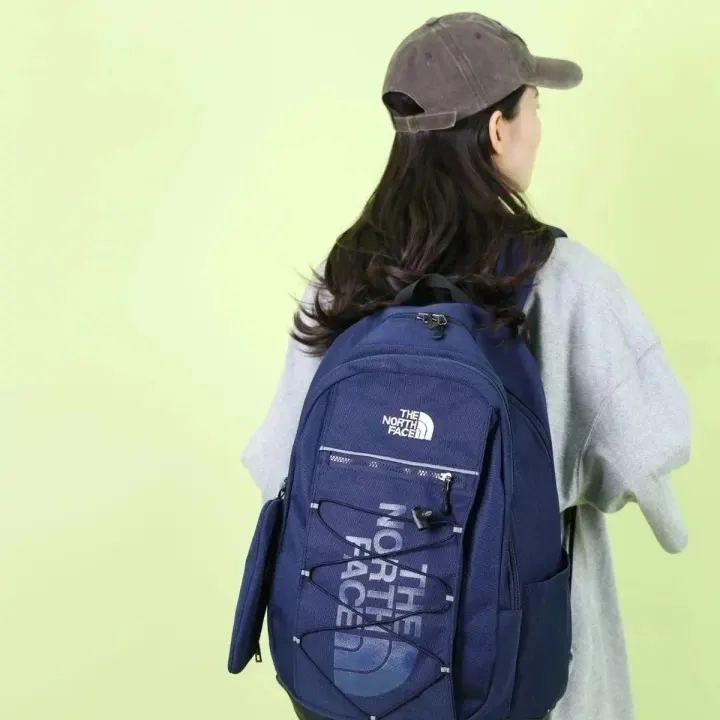 The North Face dunkelblauer Rucksack mit großem Fassungsvermögen