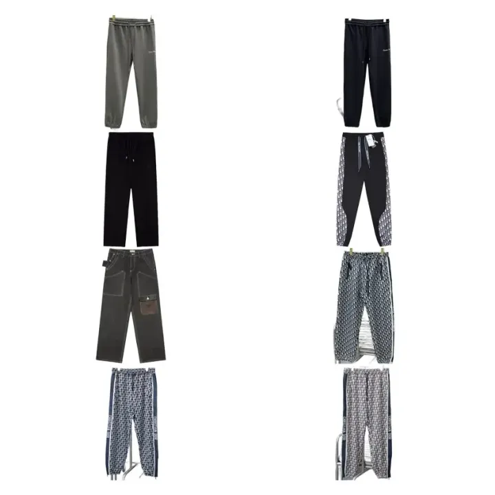 Dior Casual Pants Collection in Black, Olive, and Monogram Prints
