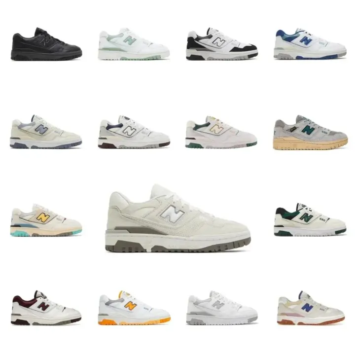 New Balance 550 Sneakers in Multi-Color Leather Styles
