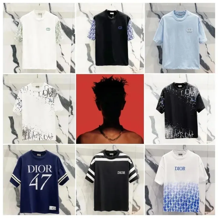 Dior Grafik-T-Shirt-Kollektion - mehrfarbig 2025SS