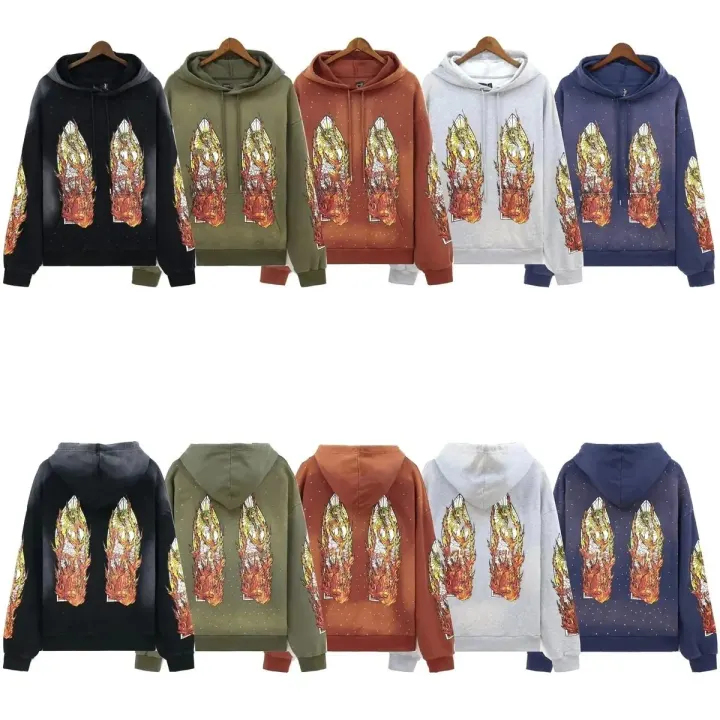 Wasted Paris Gothic Graphic Hoodie in Multi Color