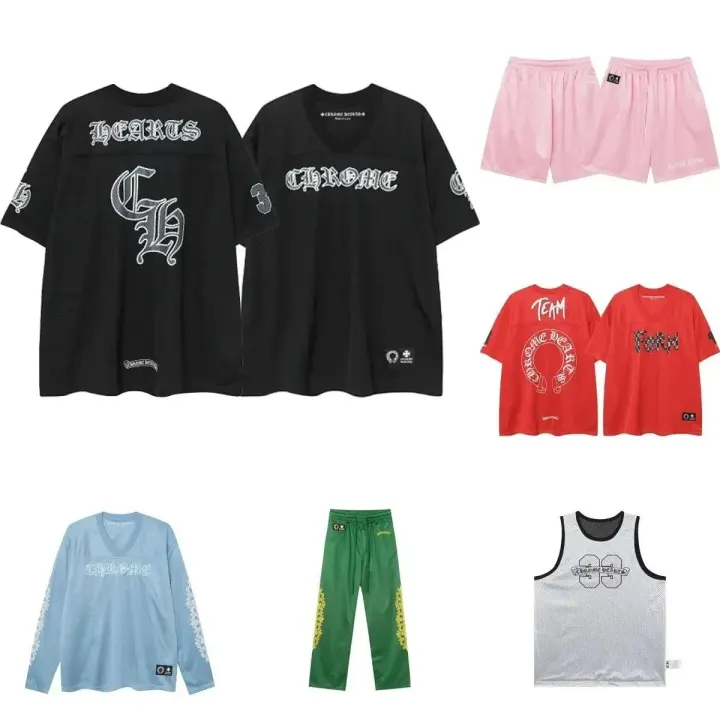 Chrome Hearts Black Graphic Jersey and Shorts Set