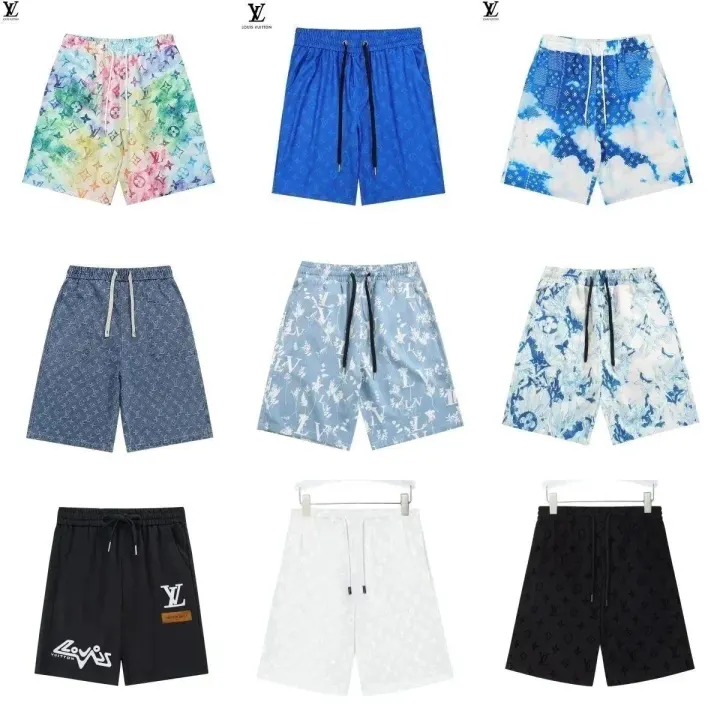 Lässige Shorts mit Monogramm-Print von Louis Vuitton in verschiedenen Farben