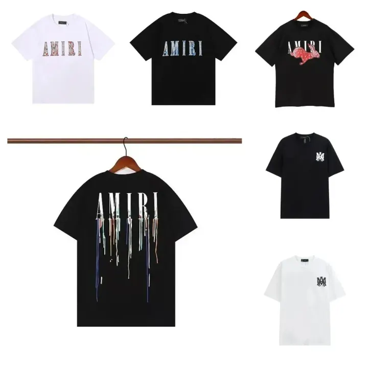 AMIRI T-Shirt mit Grafikprint in Schwarz und Weiß