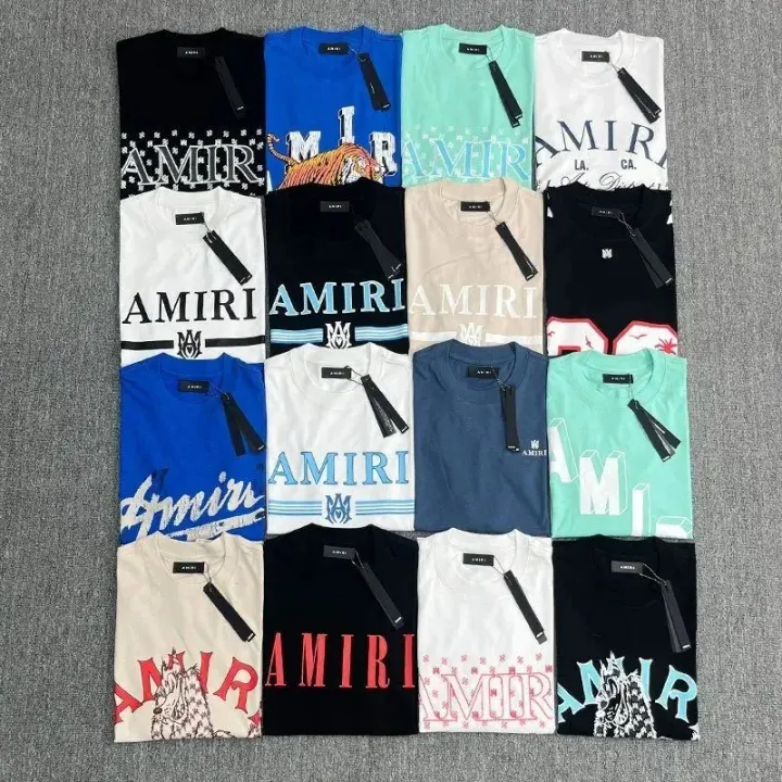 AMIRI T-Shirt mit Grafik-Logo, Relaxed Fit, mehrfarbig