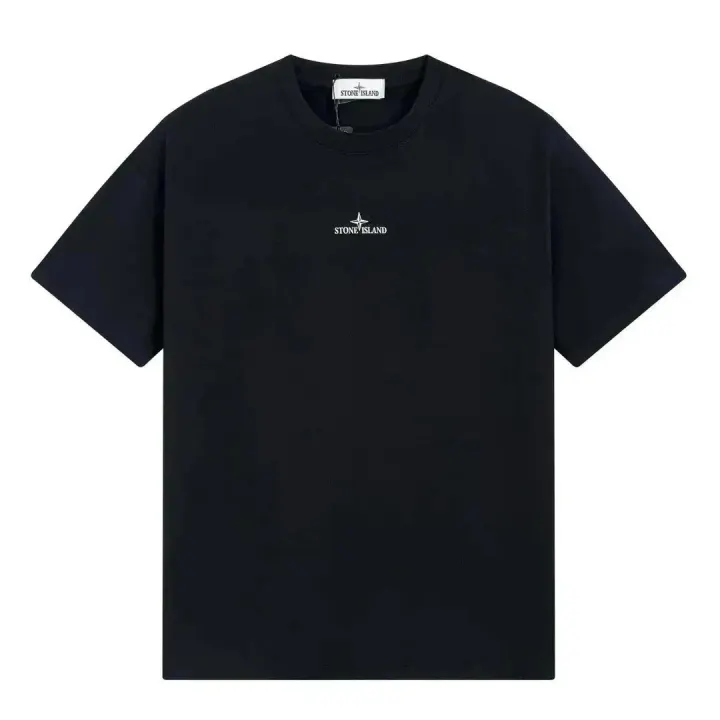 Stone Island Black Logo T-Shirt