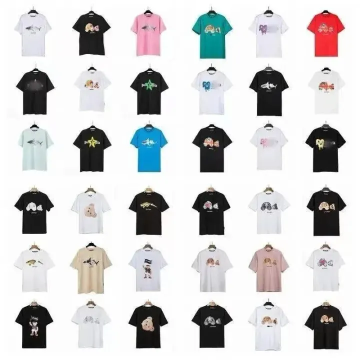 Palm Angels T-Shirt mit grafischem Print und kurzen Ärmeln, mehrfarbig