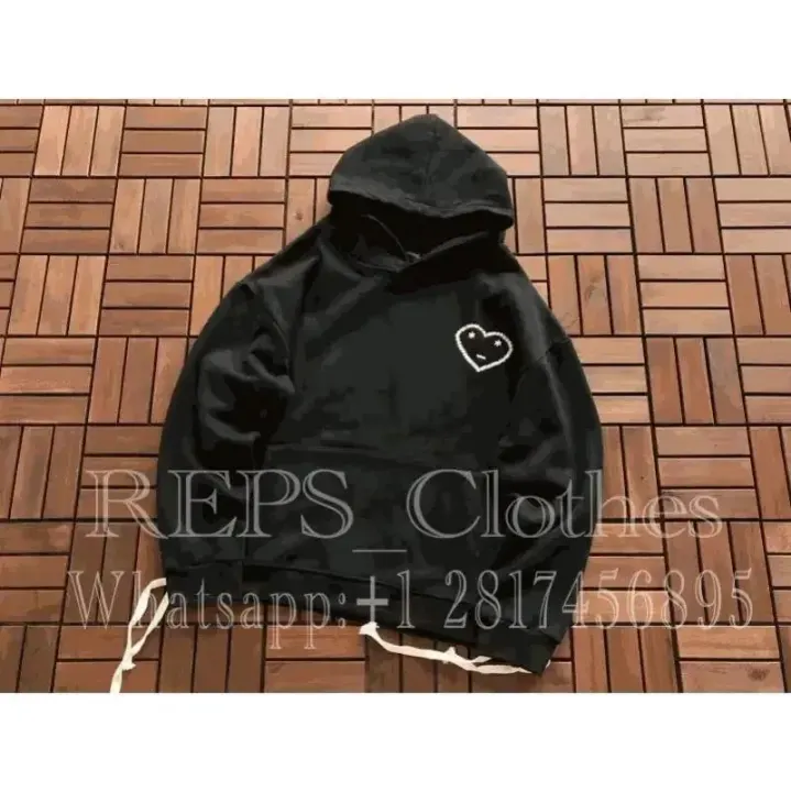 Nike Black Hooded Top and Pants Set with Heart Graphic