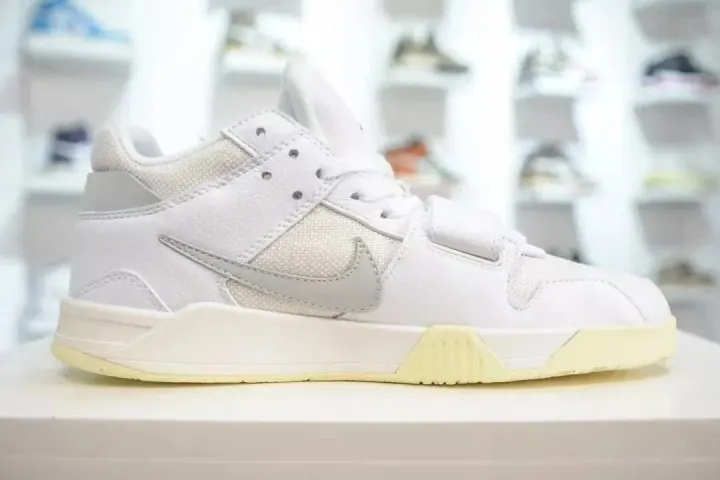 Nike White Strap Low-Top Sneakers in Mixed Colorways