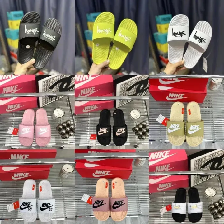 Nike Casual Anti-Slip Slides in Multi-Color Options