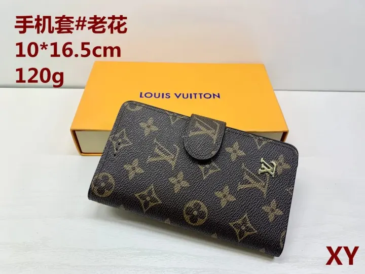 Louis Vuitton Brown Monogram Snap-Tab Long Wallet