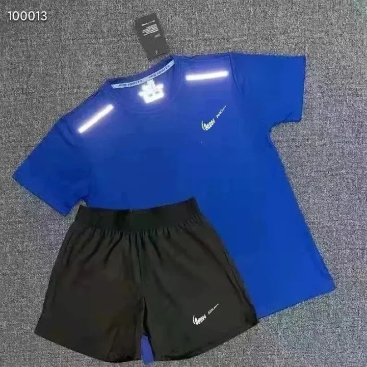Nike Black and White Matching Set T-Shirt and Shorts