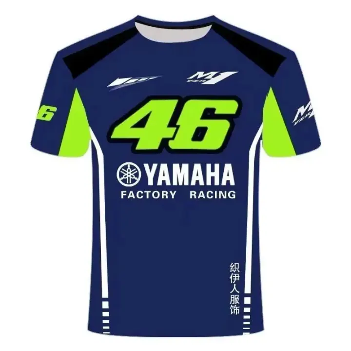 Yamaha Blue Number 46 Graphic T-Shirt