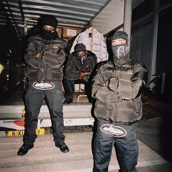 Zwarte Corteiz logo balaclava