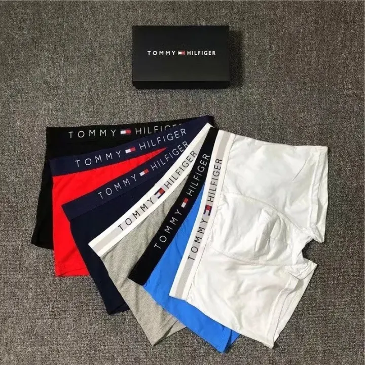 Tommy Hilfiger Solid Cotton Boxer Briefs in Assorted Colors