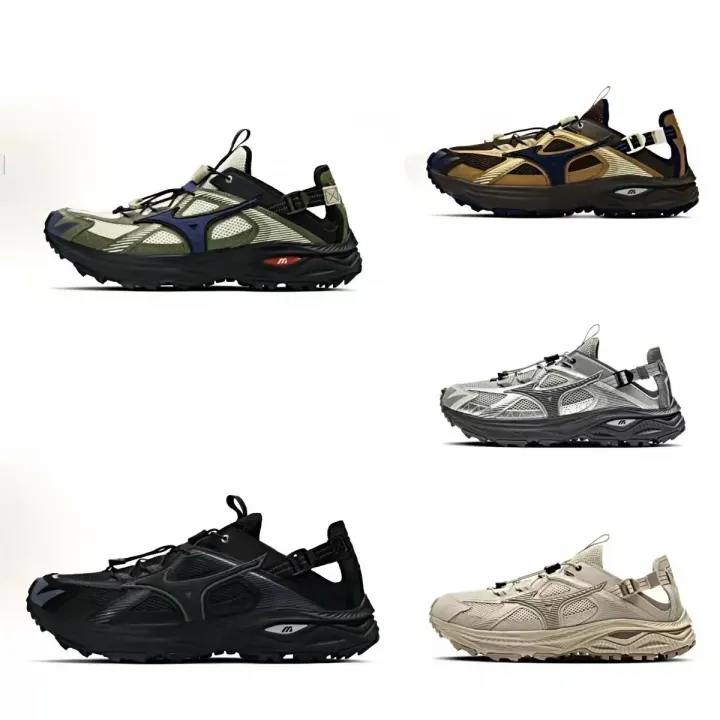 Mizuno Black Outdoor Retro Breathable River Sneakers