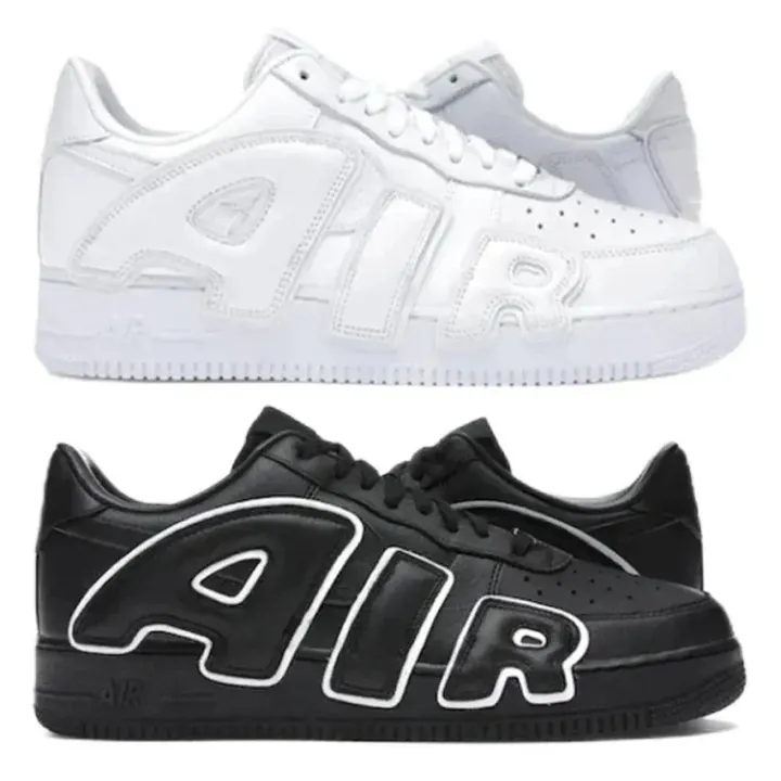 Nike AIR Low Top Sneakers in Black and White