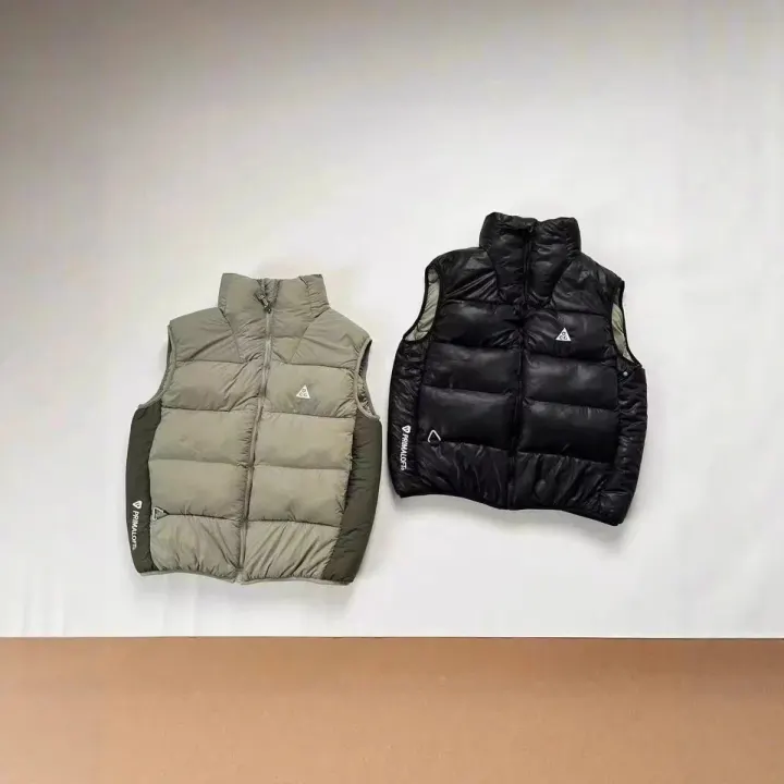 Nike ACG Puffer Vest in Olive and Black