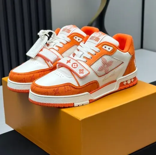 Louis Vuitton Low-Top Sneakers in Orange, Red, Purple and Blue
