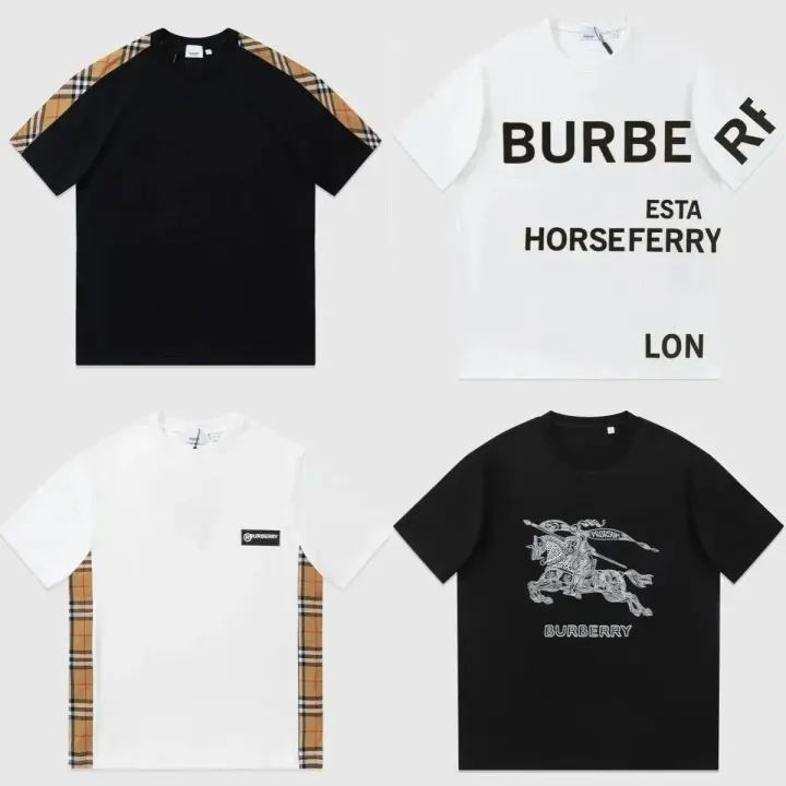 Burberry Graphic T-Shirt Collection in Black and White