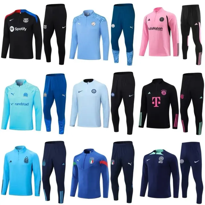 Nike France Light Blue Half-Zip Training Set