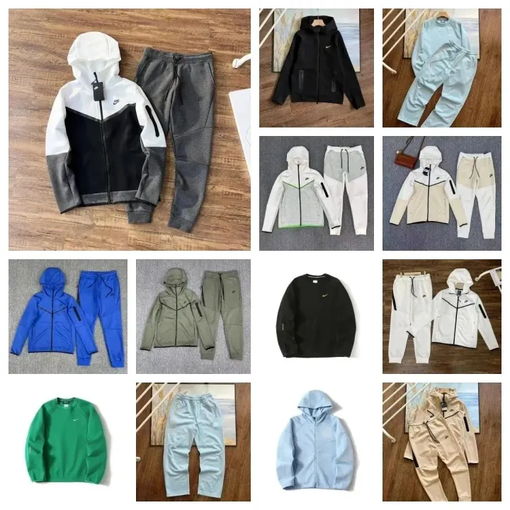 Nike Color-Block Hooded Sweatshirt and Jogger Set