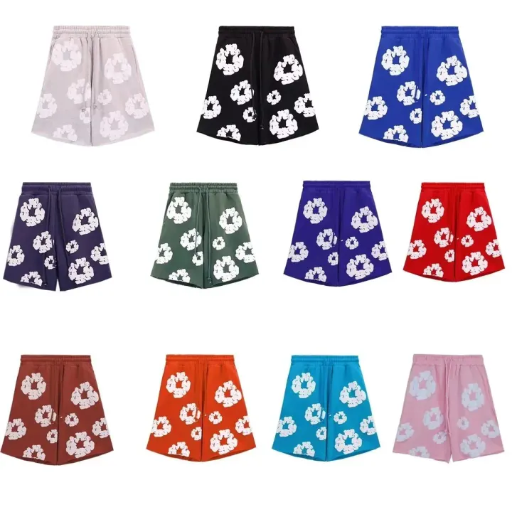 Denim Tears Cotton Wreath Sweat Shorts - Multiple Colors