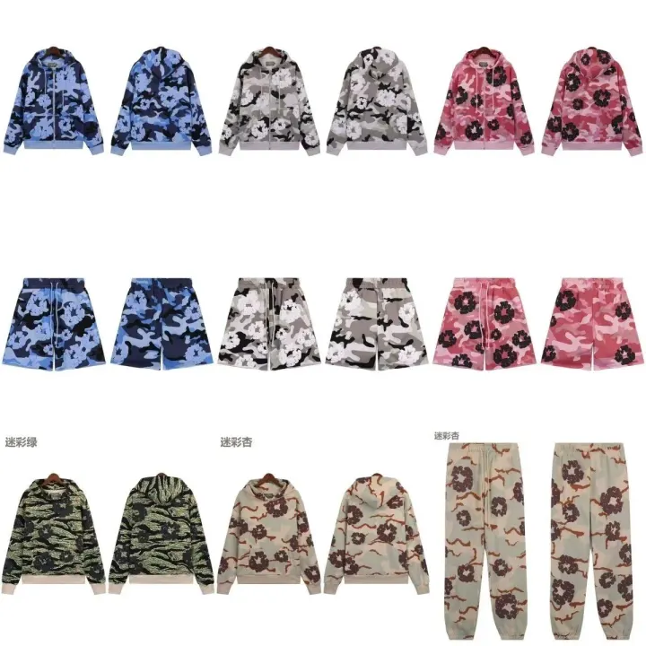 BAPE Floral-Camo Hoodie mit durchgehendem Reißverschluss, in mehreren Farbvarianten