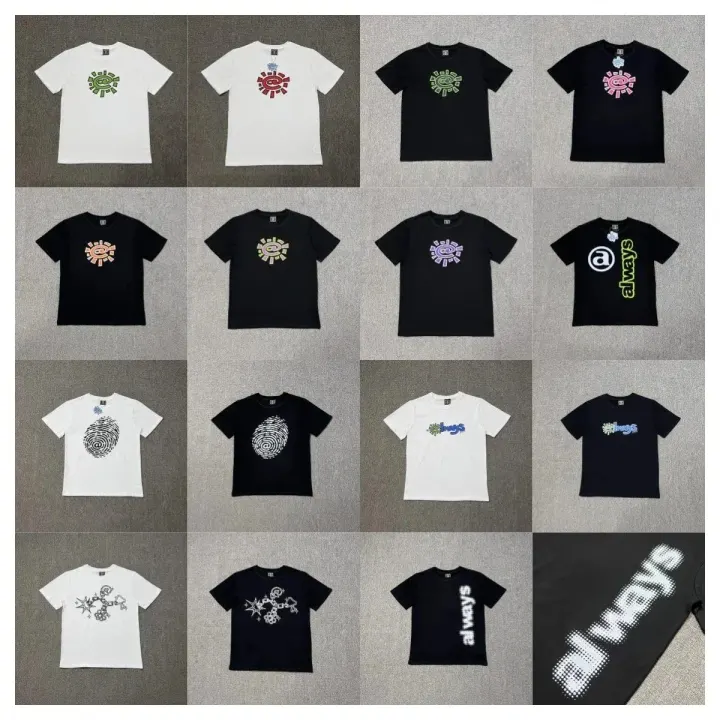 Always Do What You Should Do Graphic Logo T-Shirt Black/White