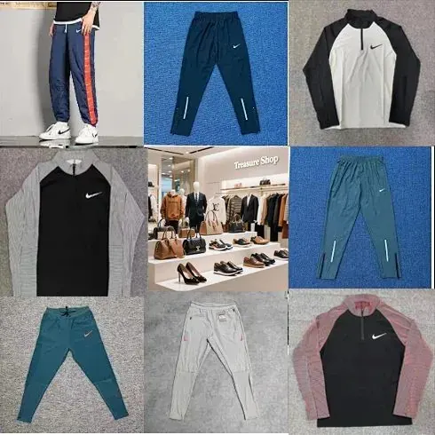 Nike Reflective Training Pants in Black and Teal
