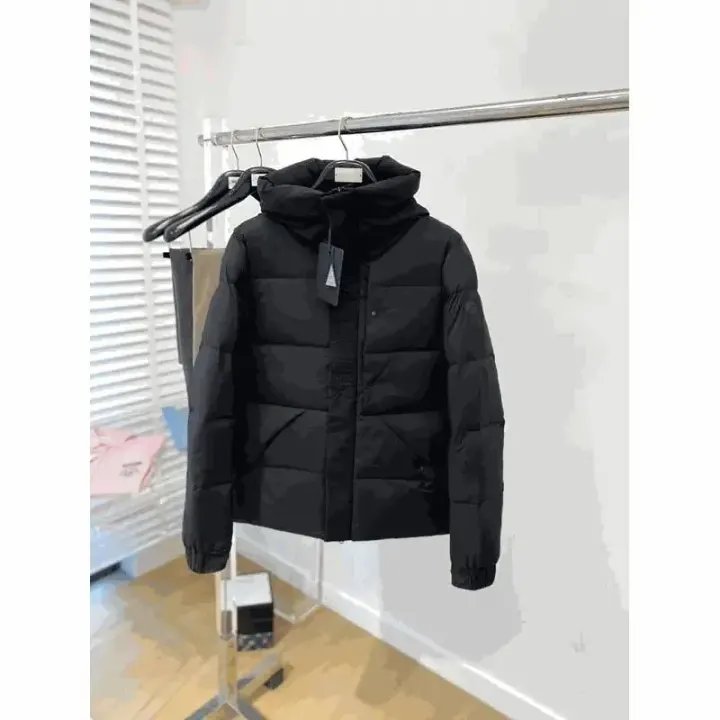 Moncler Black Hooded Puffer Jacket