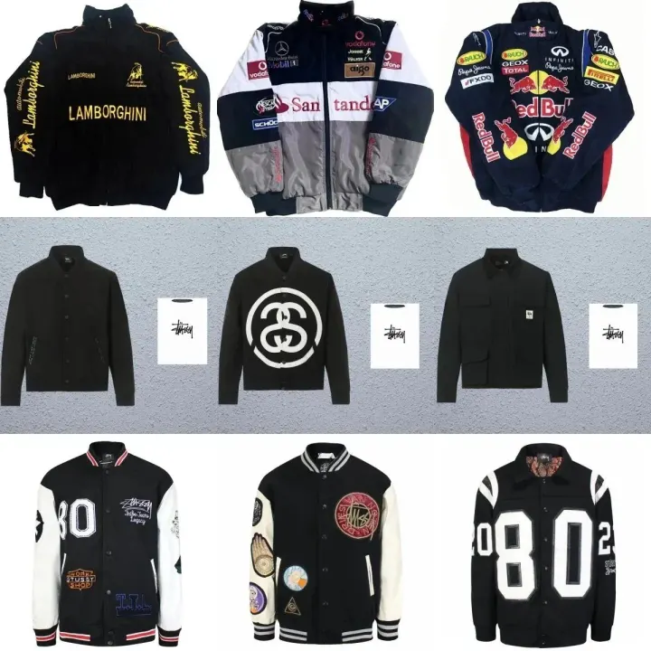 Stussy Black Graphic Crewneck Sweatshirt