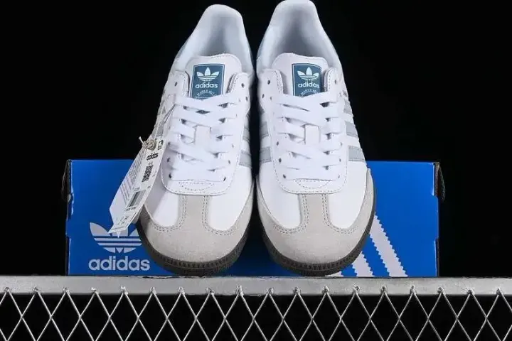Adidas German Trainer White and Grey Sneakers