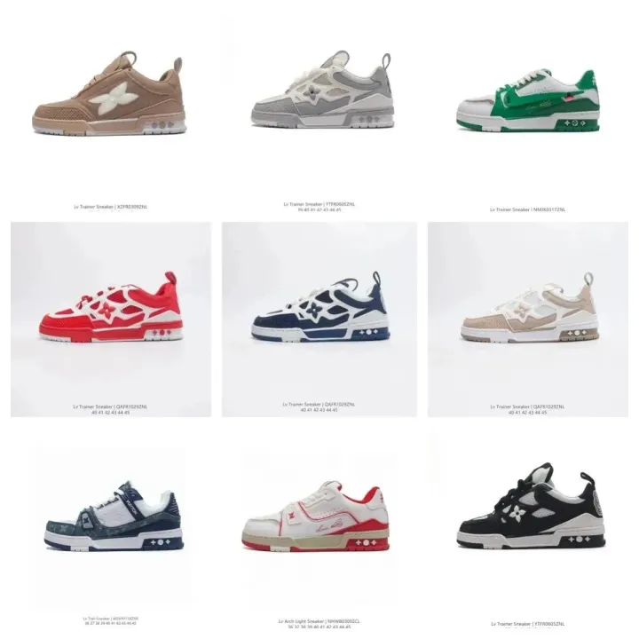 Louis Vuitton Trainer Sneakers - Multi-Color Low-Top Options