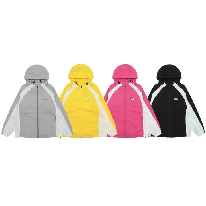 Chaqueta con capucha de bloques de color Corteiz