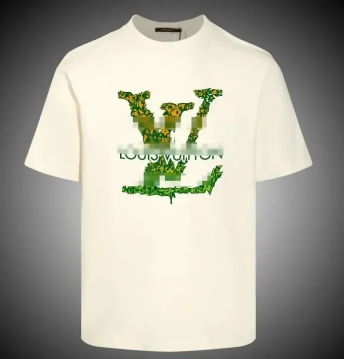 Louis Vuitton Cream Graphic Logo Short Sleeve T-Shirt