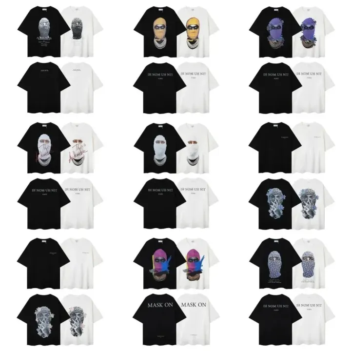 Ih Nom Uh Nit Mask Graphic Black T-Shirt