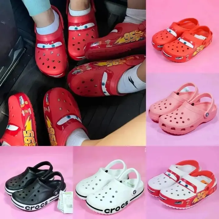 Crocs Lightning McQueen Red Clog Sandals