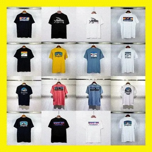 Patagonia Graphic Print T-Shirt in Black and Multi Colors