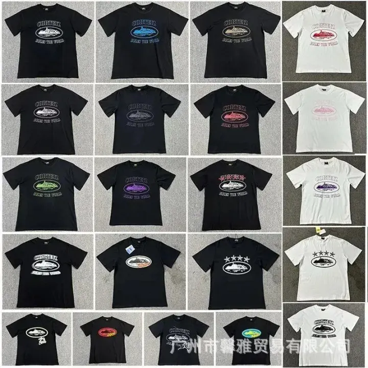 Corteiz Black Graphic Print Short Sleeve T-Shirt