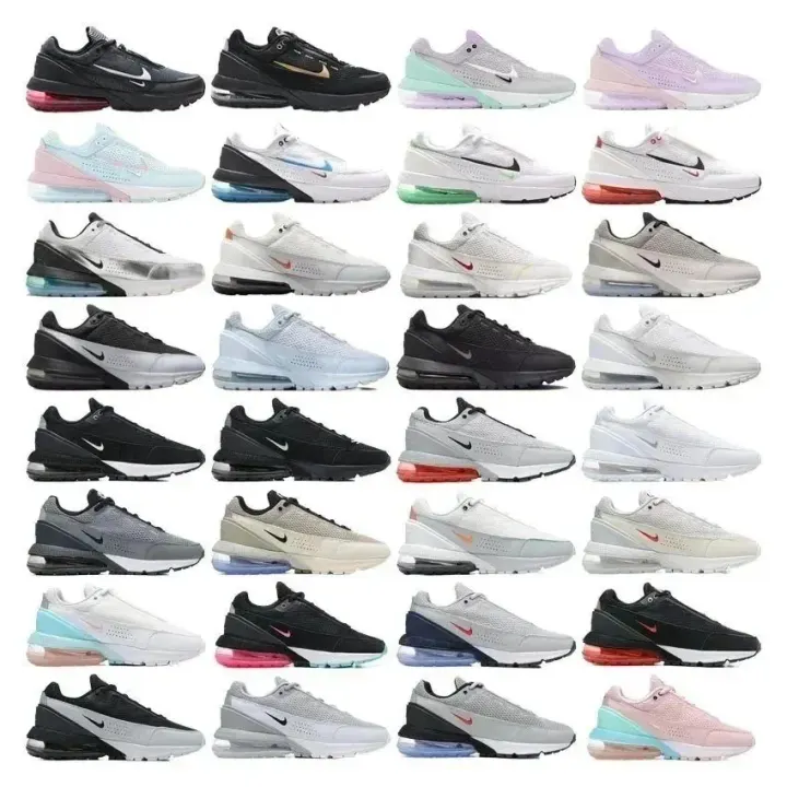 Nike Air Cushion Casual Sneakers in Black and White