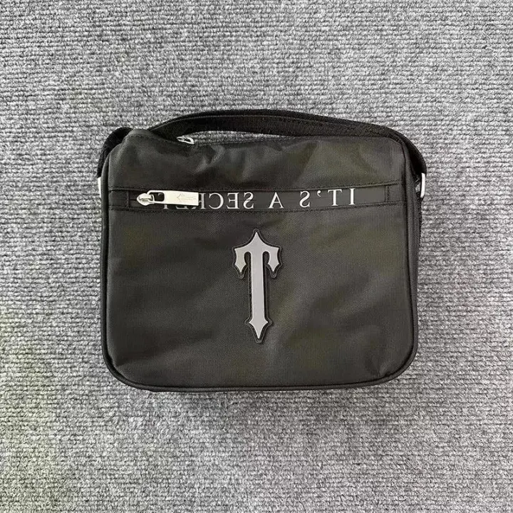 Trapstar Black Logo Backpack