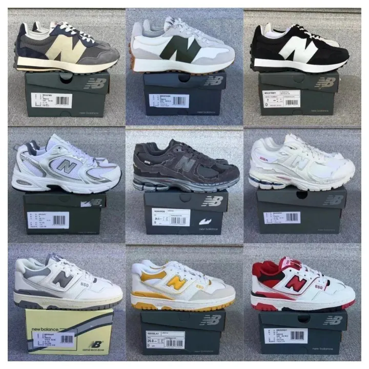 New Balance Retro Color-Block Sneakers