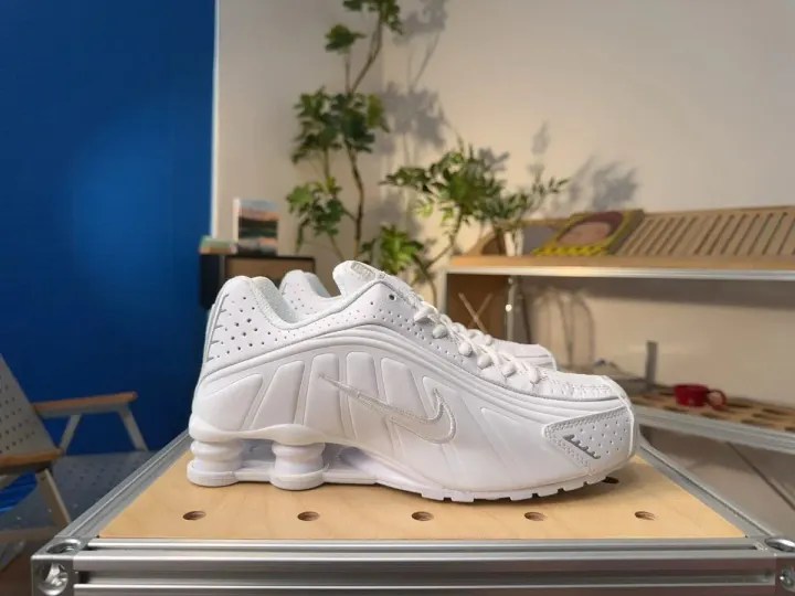 Nike White Air Cushion Athletic Sneakers