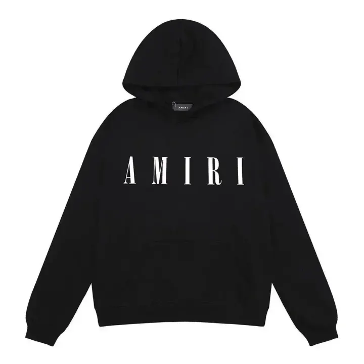 AMIRI Black Logo Crewneck Sweatshirt